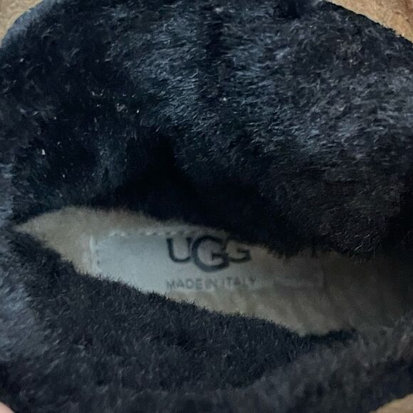 UGG Karisa tassel 1009251 luxe collection brown suede boots with fringe size 7 - Picture 12 of 16